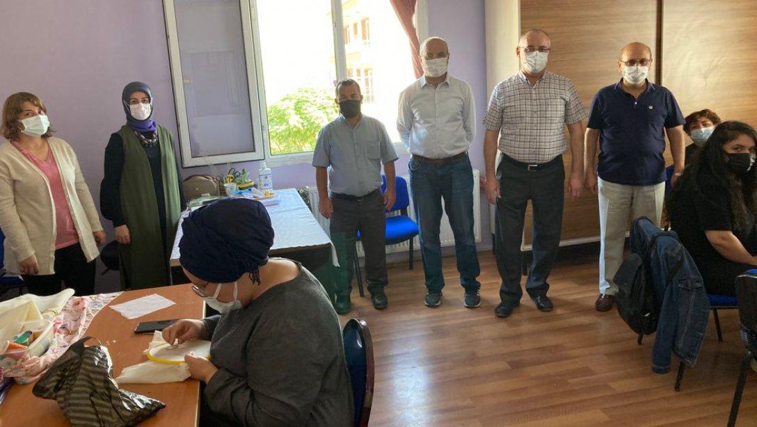 İlçe Milli Eğitim Müdürü Sunullah Desticioğlu' nun Halk Eğitimi Merkezi Müdürlüğü Ziyareti